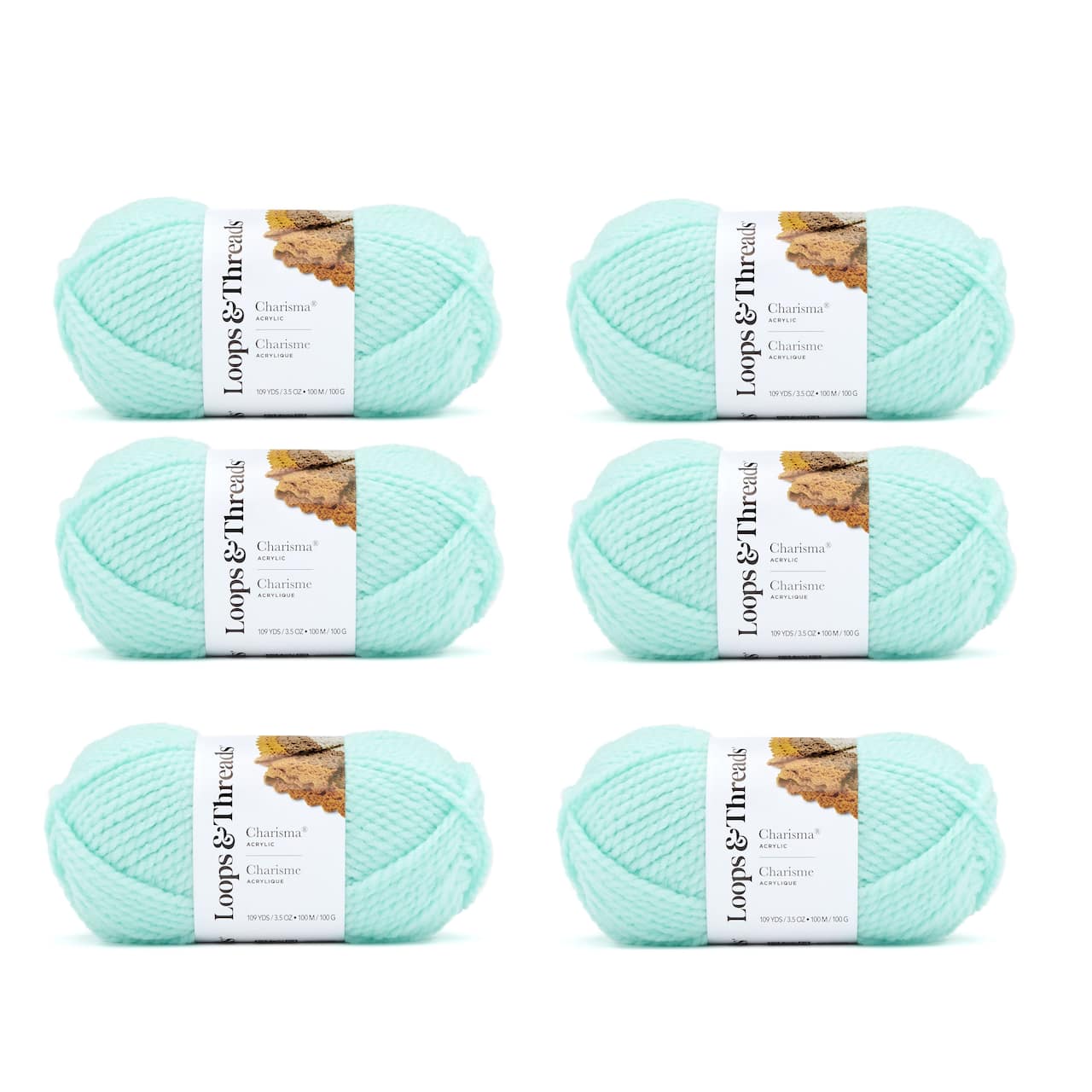 6 Pack: Charisma™ Sorbet™ Yarn by Loops & Threads®